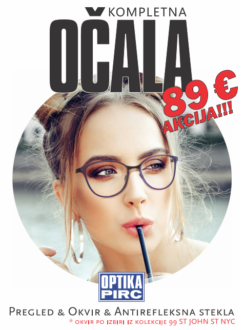 Trendovski korekcijski okvi + antirefleksna organska stekla + pregled Trendovski korekcijski okvi + antirefleksna organska stekla + pregled